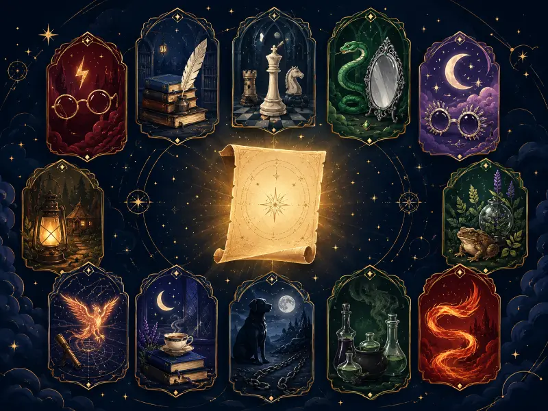 Original magical identity illustration for the quiz introduction