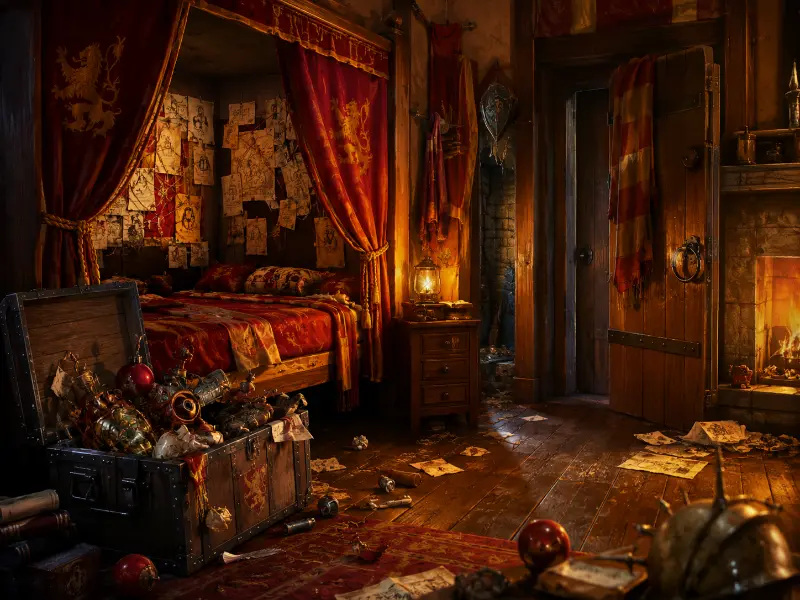 The Troublemaker’s Bunk in Gryffindor Tower