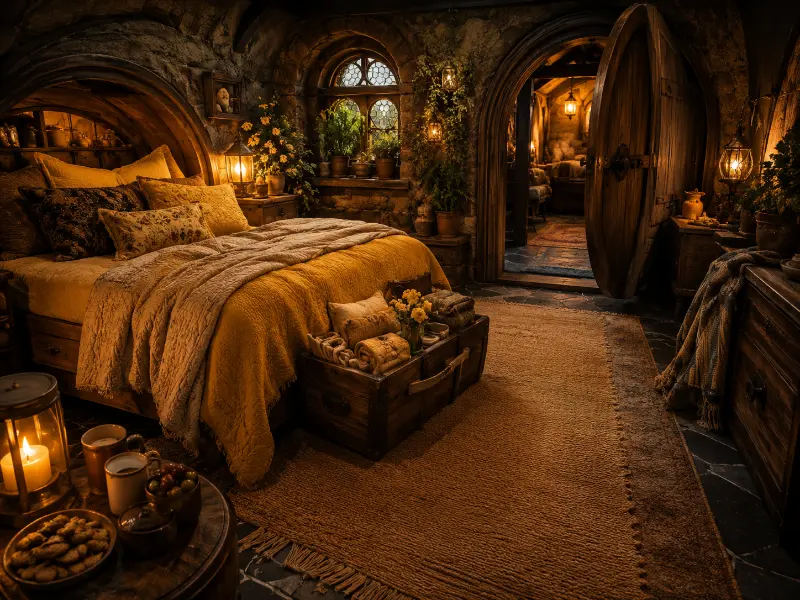 The Heart of the Common Room in Hufflepuff Basement