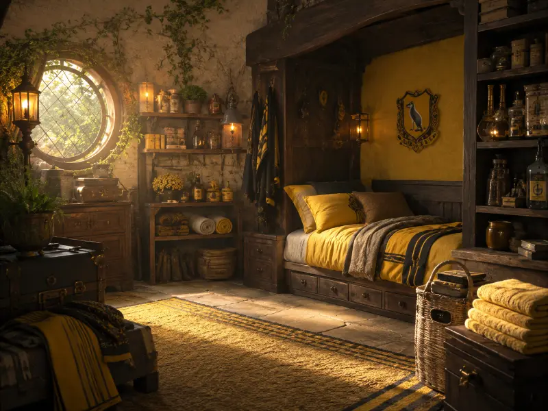 The Steady One’s Corner in Hufflepuff Basement