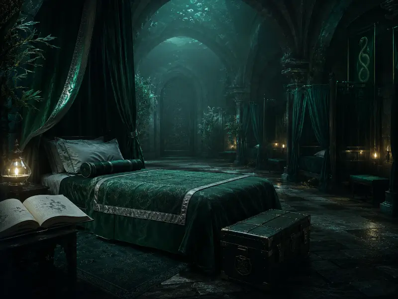 The Outsider’s Berth in Slytherin Dungeons