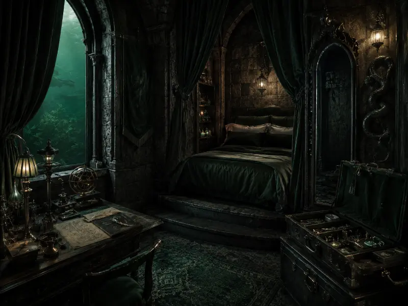 The Strategist’s Alcove in Slytherin Dungeons