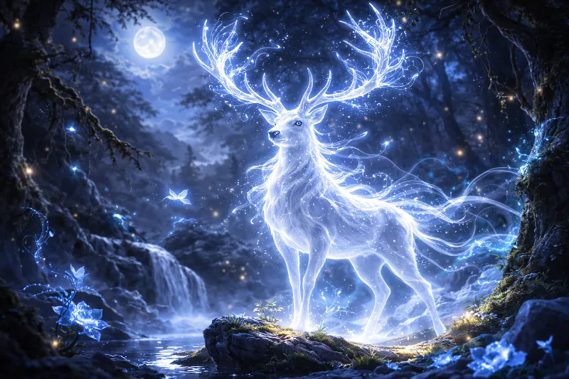 White Stag Patronus Guardian